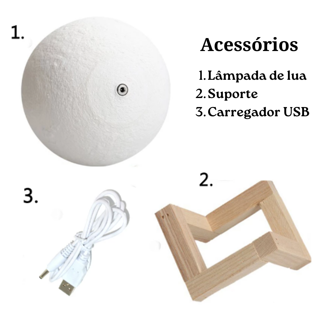 Luminária Luz Da Lua
